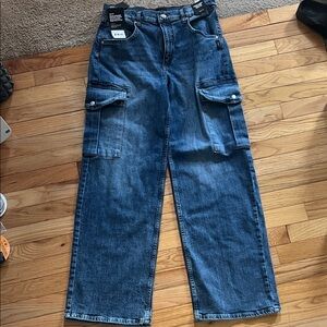 Silver Jeans Women's Blue Wide Leg Jeans